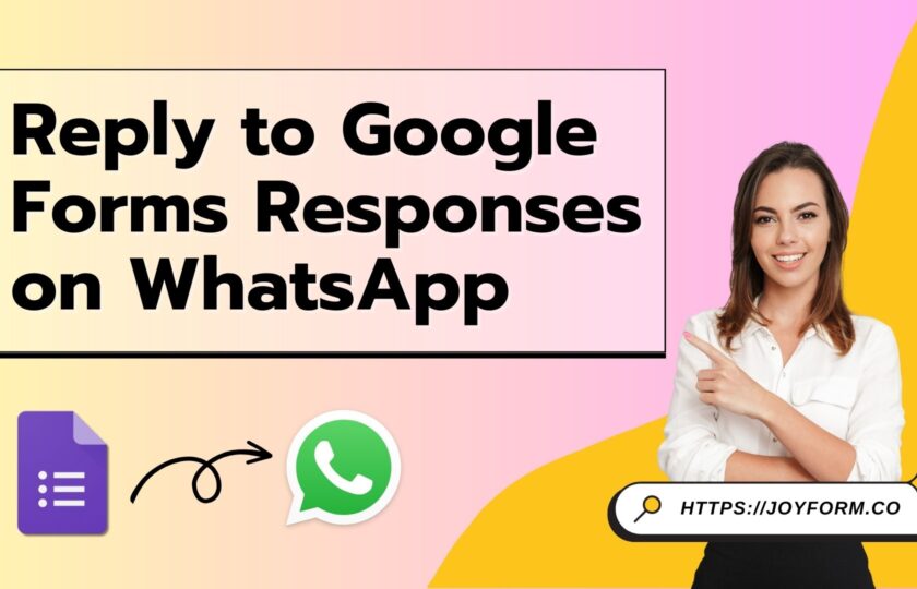 WhatsApp shortcuts reply to google forms